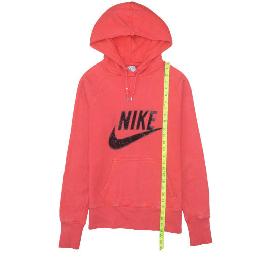 Mens UK Size L Nike Red Pullover Hoodie