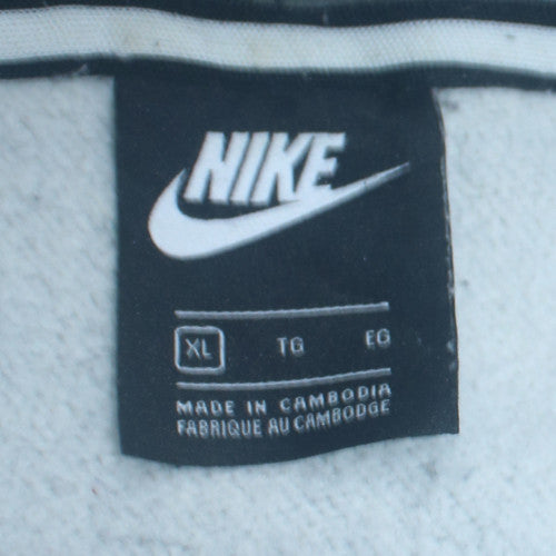 Mens UK Size XL Nike Grey 1/2 Zip Hoodie