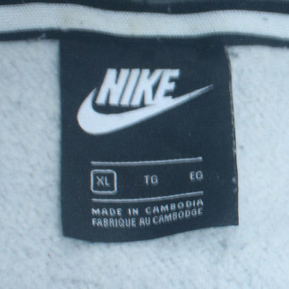 Mens UK Size XL Nike Grey 1/2 Zip Hoodie