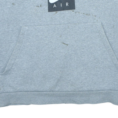 Mens UK Size XL Nike Grey 1/2 Zip Hoodie