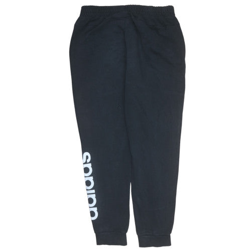 Womens UK Size XL adidas Regular Fit Jogger Black Trousers