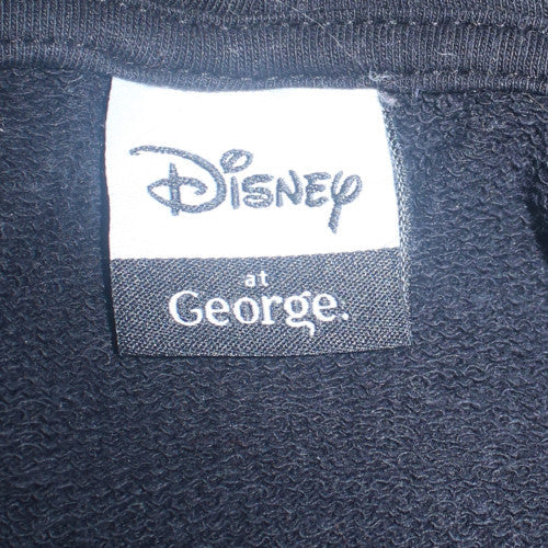 Womens UK Size L Disney at George Black Pullover Hoodie