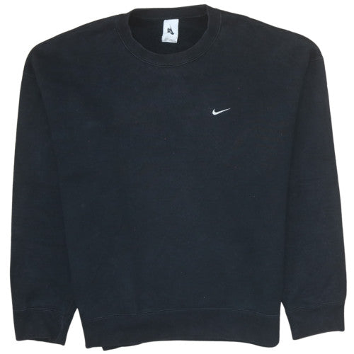 Womens UK Size L Nike Black Pullover Sweatshirt