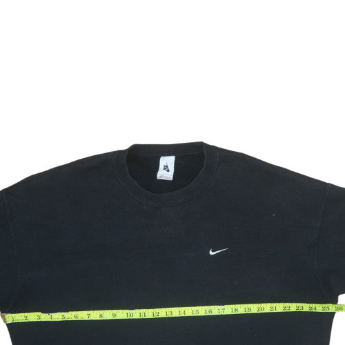Womens UK Size L Nike Black Pullover Sweatshirt
