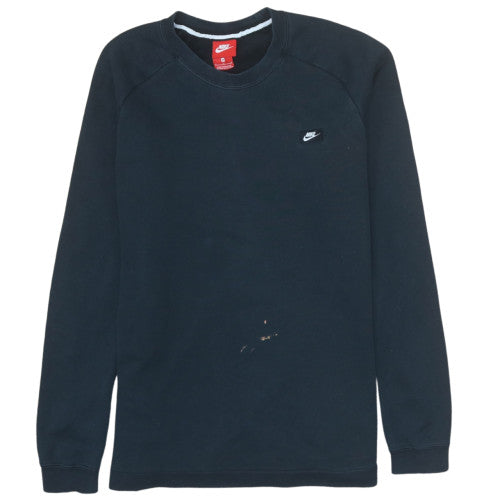 Mens UK Size M Nike Black Pullover Sweatshirt
