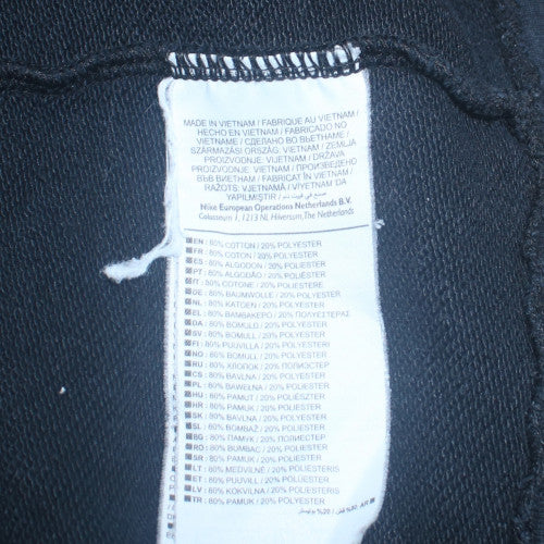 Mens UK Size M Nike Black Pullover Sweatshirt