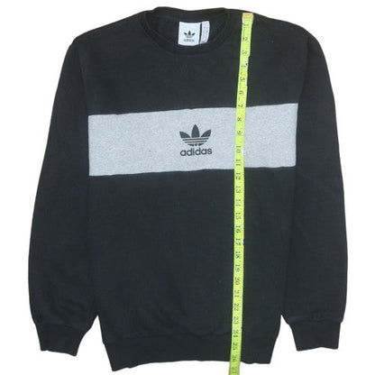 Mens UK Size S adidas Black Pullover Sweatshirt