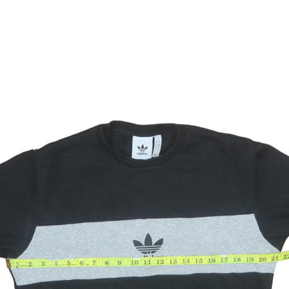 Mens UK Size S adidas Black Pullover Sweatshirt