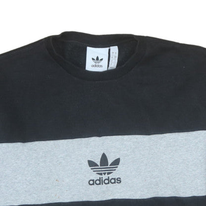 Mens UK Size S adidas Black Pullover Sweatshirt