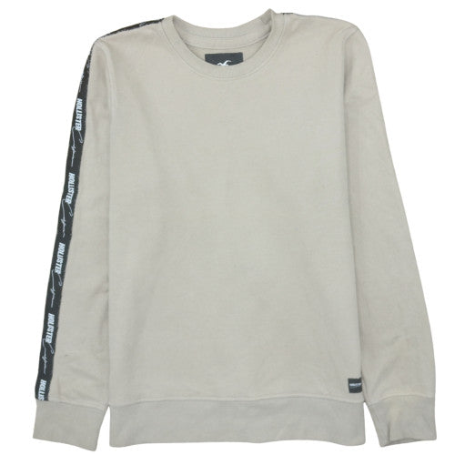 Mens UK Size M Hollister Beige Pullover Sweatshirt