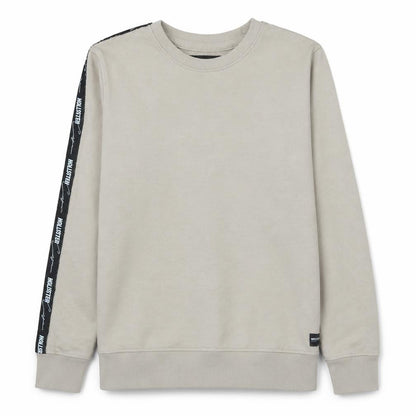 Mens UK Size M Hollister Beige Pullover Sweatshirt