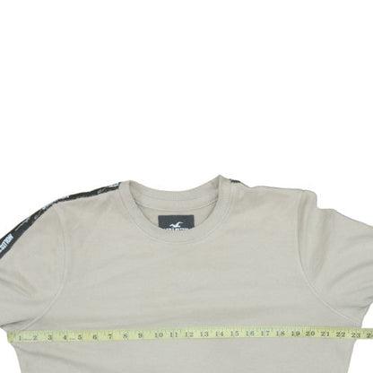 Mens UK Size M Hollister Beige Pullover Sweatshirt