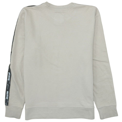 Mens UK Size M Hollister Beige Pullover Sweatshirt