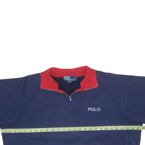 Mens UK Size L Polo by Ralph Lauren Blue Pullover Sweatshirt