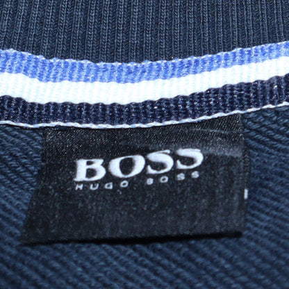 Mens UK Size XL HUGO BOSS Blue Pullover Sweatshirt