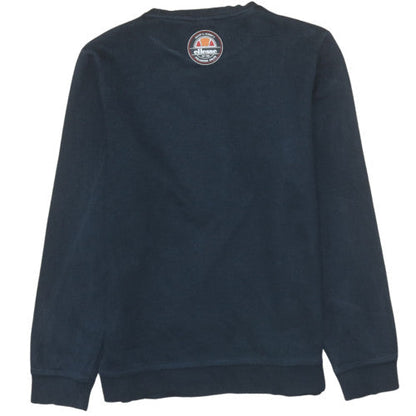 Ellesse Boys Black 16 Years Pullover Sweatshirt with Logo Print