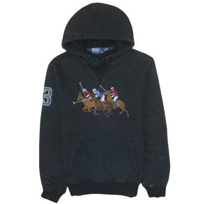 Mens UK Size M Polo by Ralph Lauren Black Pullover Hoodie