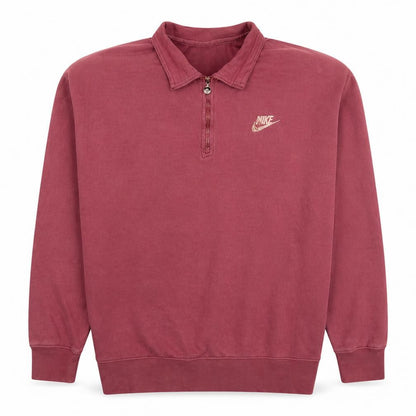 Womens UK Size M Nike Red Pullover Sweatshirt