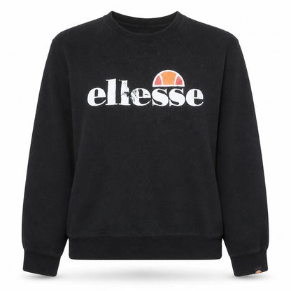 Womens UK Size 14 ellesse Black Pullover Sweatshirt
