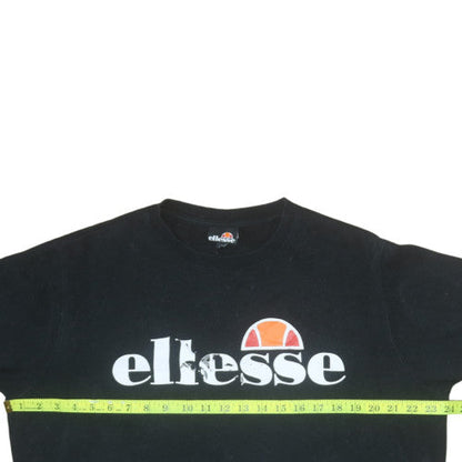 Womens UK Size 14 ellesse Black Pullover Sweatshirt