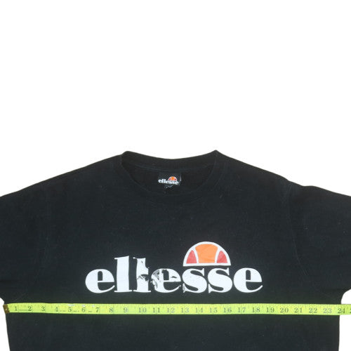 Womens UK Size 14 ellesse Black Pullover Sweatshirt