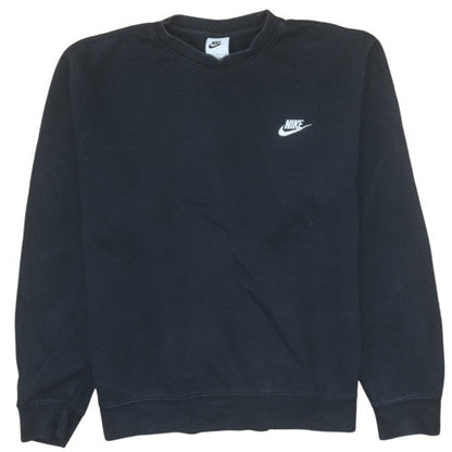 Womens UK Size M Nike Black Pullover Sweatshirt