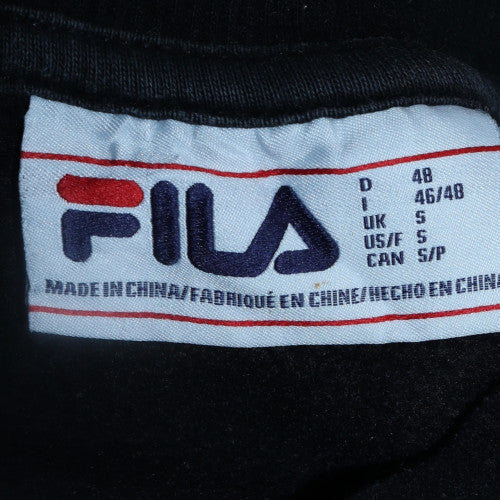 Womens UK Size S FILA Black Pullover Sweatshirt