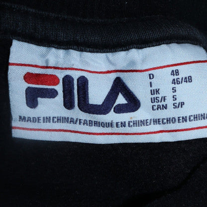 Womens UK Size S FILA Black Pullover Sweatshirt