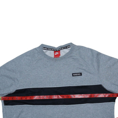 Mens UK Size XL Nike Grey Pullover Sweatshirt