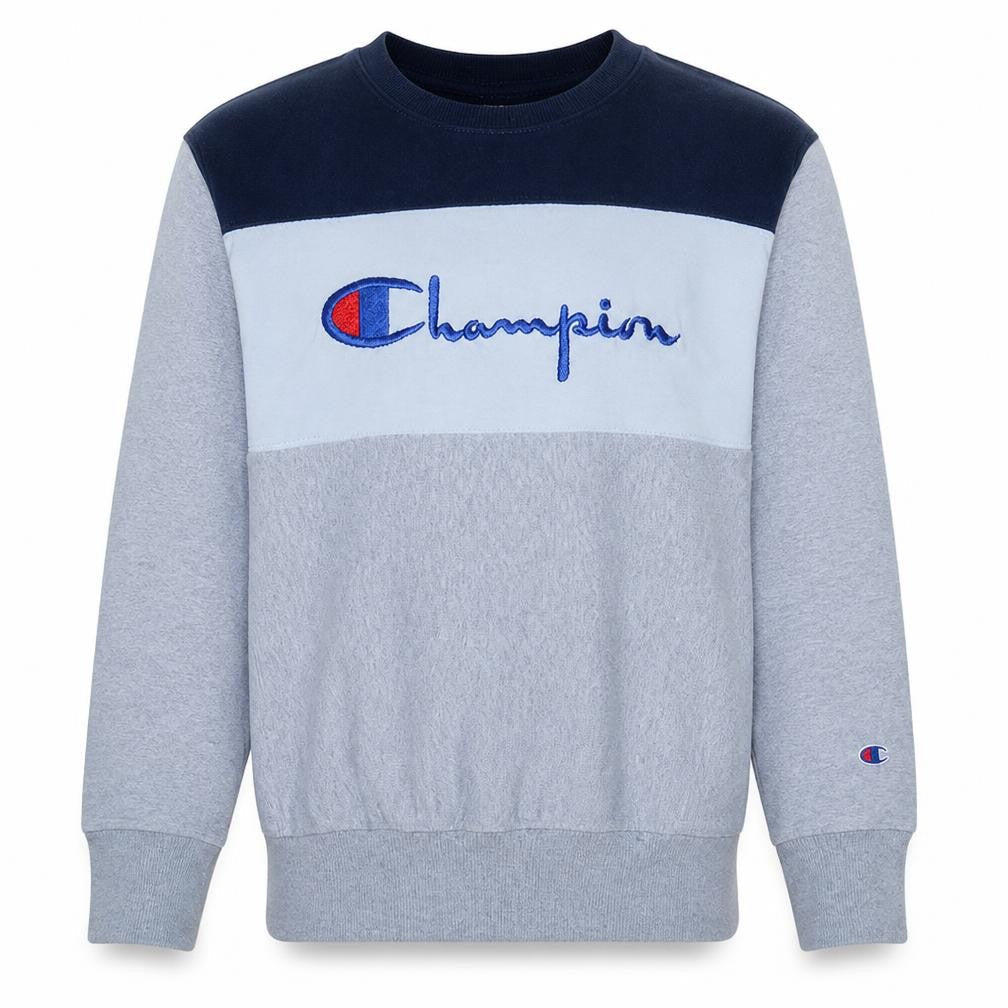 Mens UK Size L Champion Grey Pullover Sweatshirt