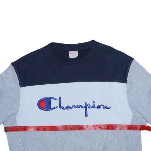 Mens UK Size L Champion Grey Pullover Sweatshirt