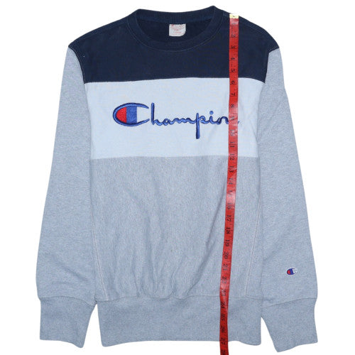 Mens UK Size L Champion Grey Pullover Sweatshirt
