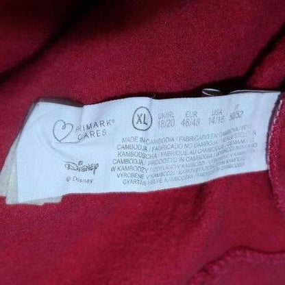 Womens UK Size XL Primark Red Pullover Sweatshirt
