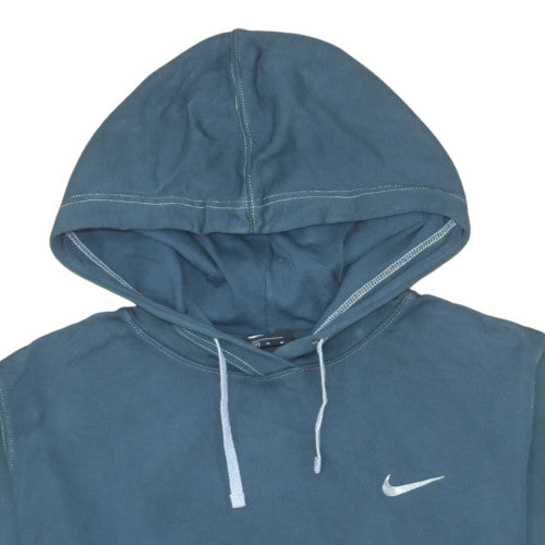 Womens UK Size M Nike Blue Pullover Hoodie