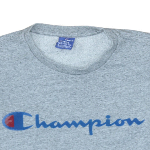 Mens UK Size S Champion Grey Pullover Sweatshirt
