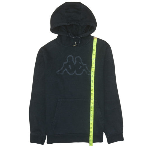 Mens UK Size M Kappa Black Pullover Hoodie