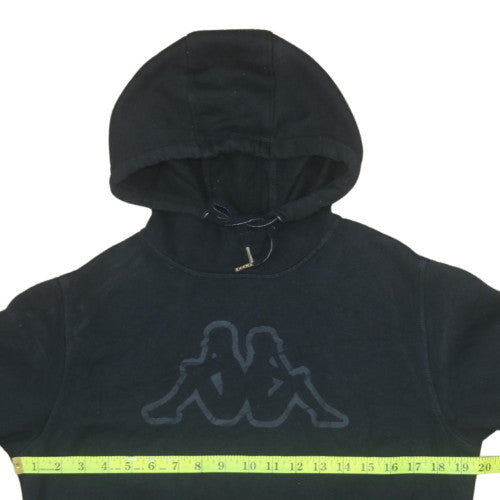 Mens UK Size M Kappa Black Pullover Hoodie