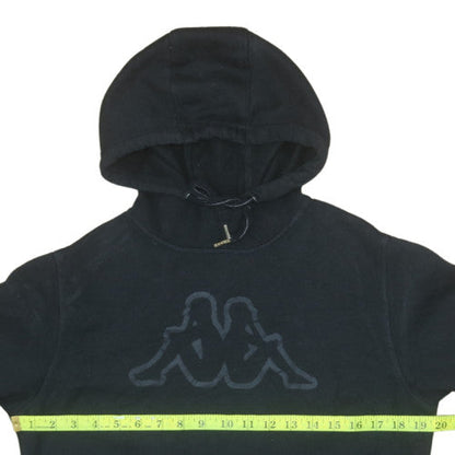 Mens UK Size M Kappa Black Pullover Hoodie