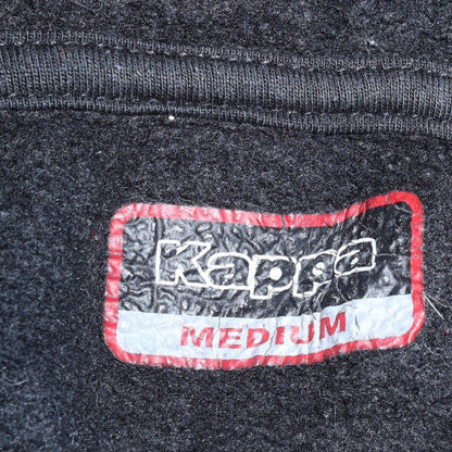 Mens UK Size M Kappa Black Pullover Hoodie