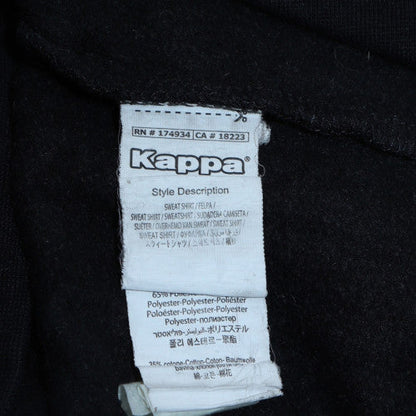 Mens UK Size M Kappa Black Pullover Hoodie