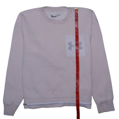 Womens UK Size L Under armour Beige Pullover Sweatshirt