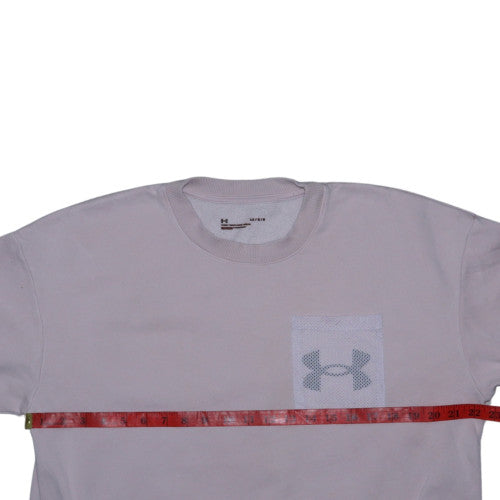 Womens UK Size L Under armour Beige Pullover Sweatshirt