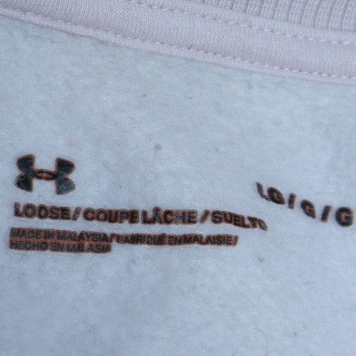 Womens UK Size L Under armour Beige Pullover Sweatshirt
