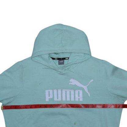 Womens UK Size XL PUMA Blue Pullover Hoodie