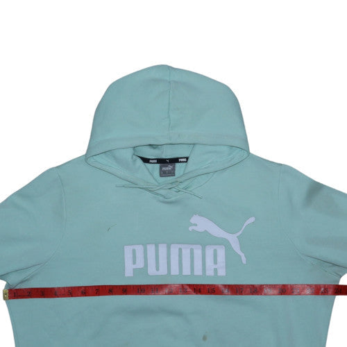 Womens UK Size XL PUMA Blue Pullover Hoodie