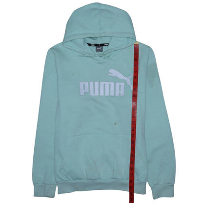 Womens UK Size XL PUMA Blue Pullover Hoodie