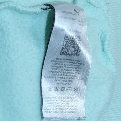 Womens UK Size XL PUMA Blue Pullover Hoodie