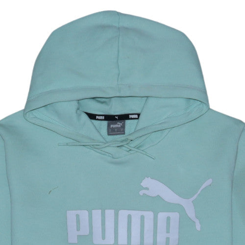 Womens UK Size XL PUMA Blue Pullover Hoodie