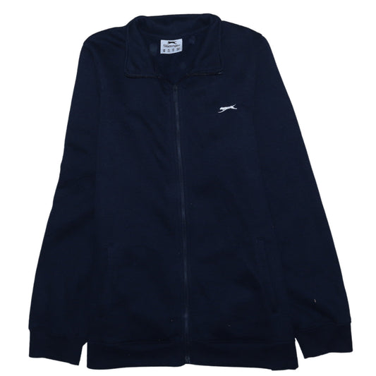 Womens UK Size 16 Slazenger Blue Full Zip Sweatshirt