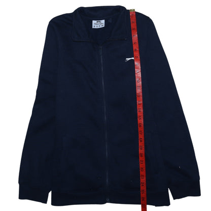 Womens UK Size 16 Slazenger Blue Full Zip Sweatshirt